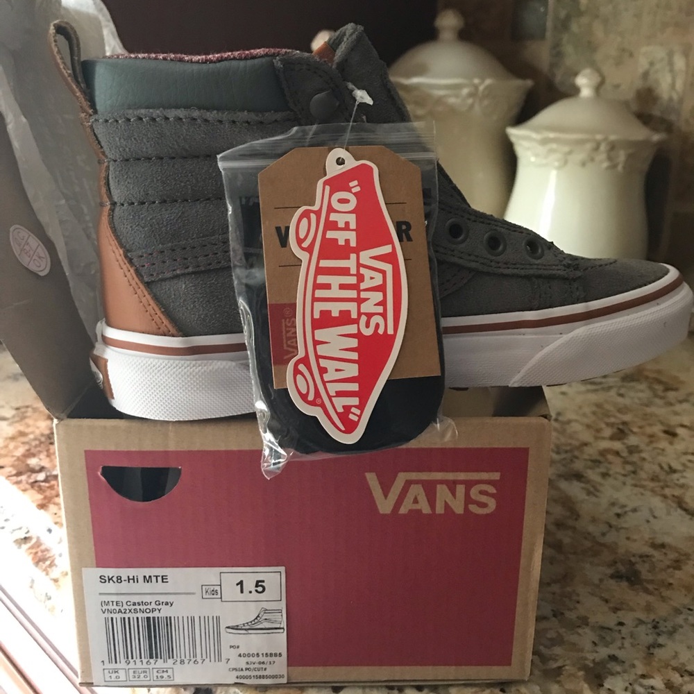 Super cool boys high top Vans